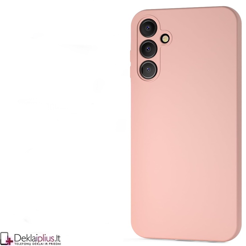 Liquid Air silikoninis rausvas dėklas - su kameros apsauga (Samsung Galaxy M55 5G) Liquid Air silikoninis rausvas dėklas - su kameros apsauga (Samsung Galaxy M55 5G)